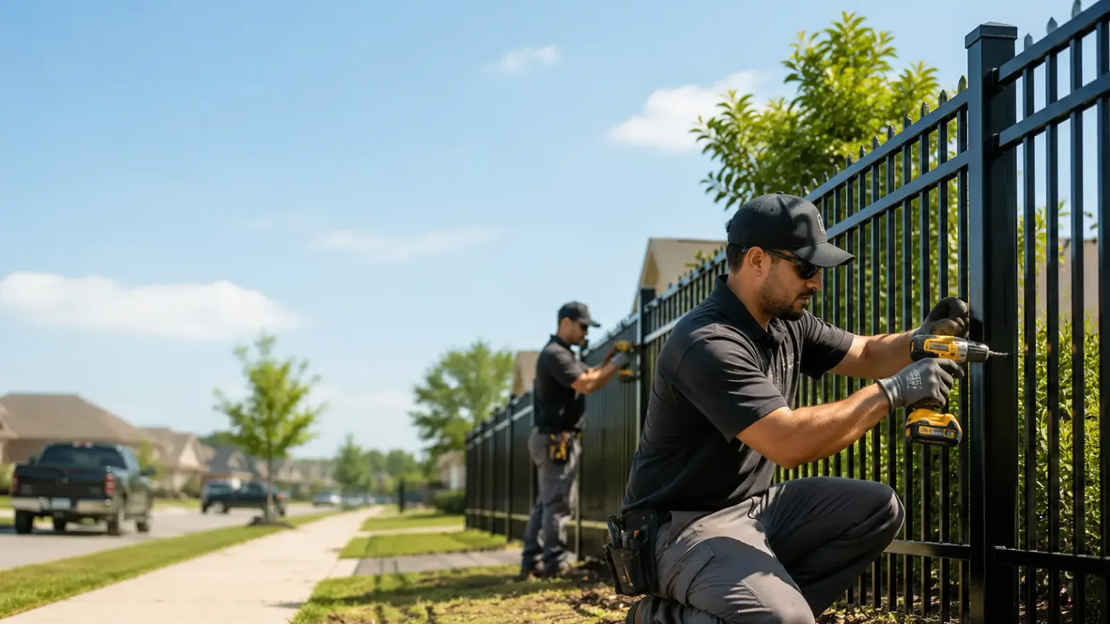 Metal Fence Installation in Silver City, IA